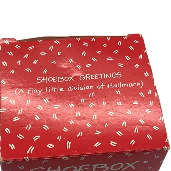 Vtg Shoebox Greetings Glass Ornament 1991 Hallmark Humor Holiday Light Hot Flash - Picture 4 of 6